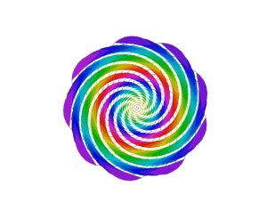 用python画漂亮的旋转图形0010